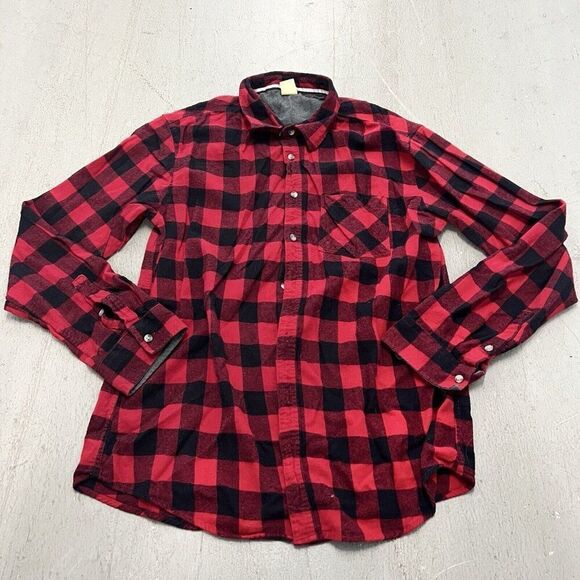 Rustic Men's Flannel Shirt Red‎ and Blue XL - Picture 1 of 9